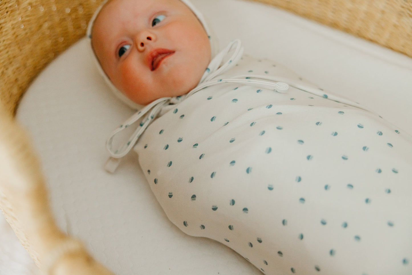 Knit Swaddle Blanket - Haze
