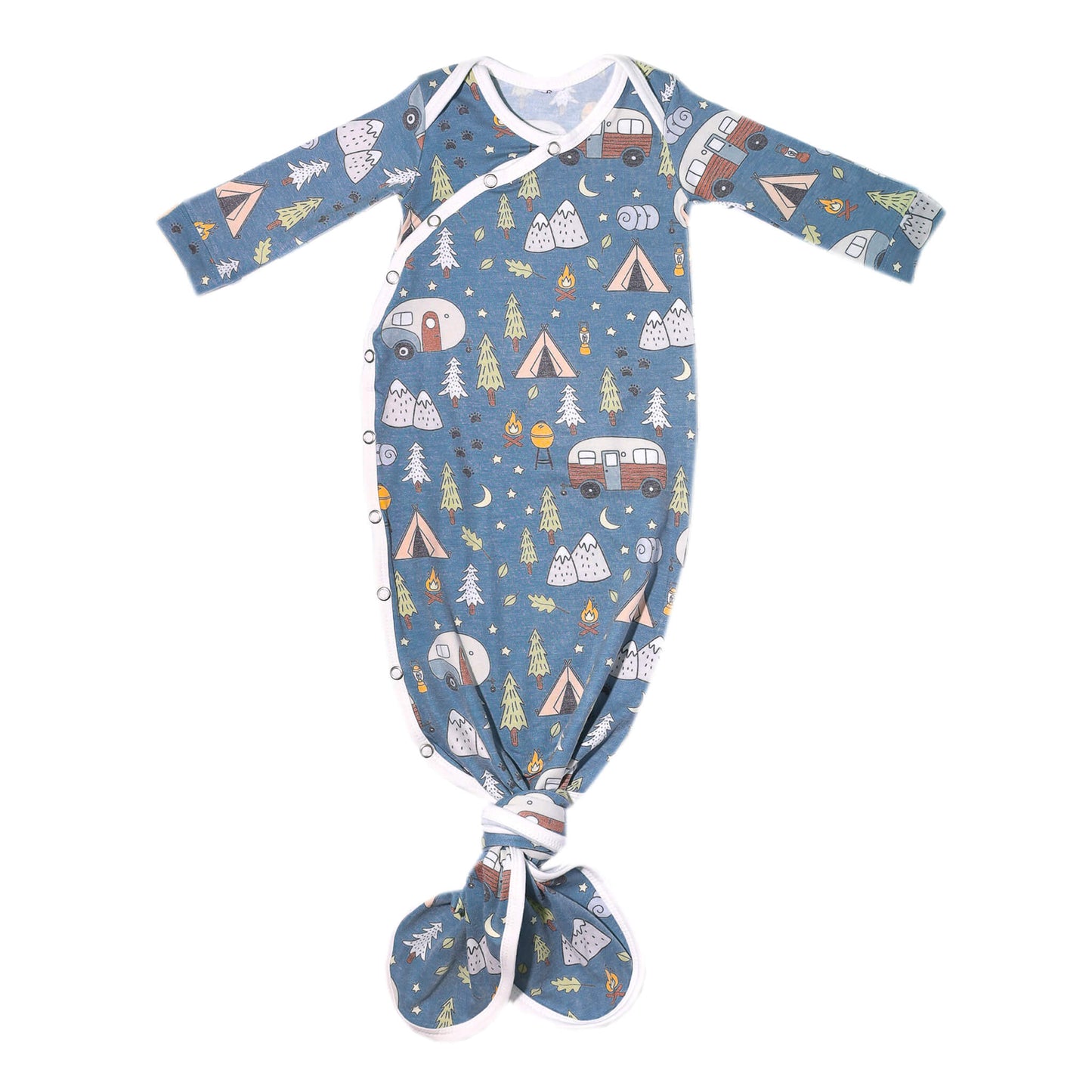 Newborn Knotted Gown - Bridger