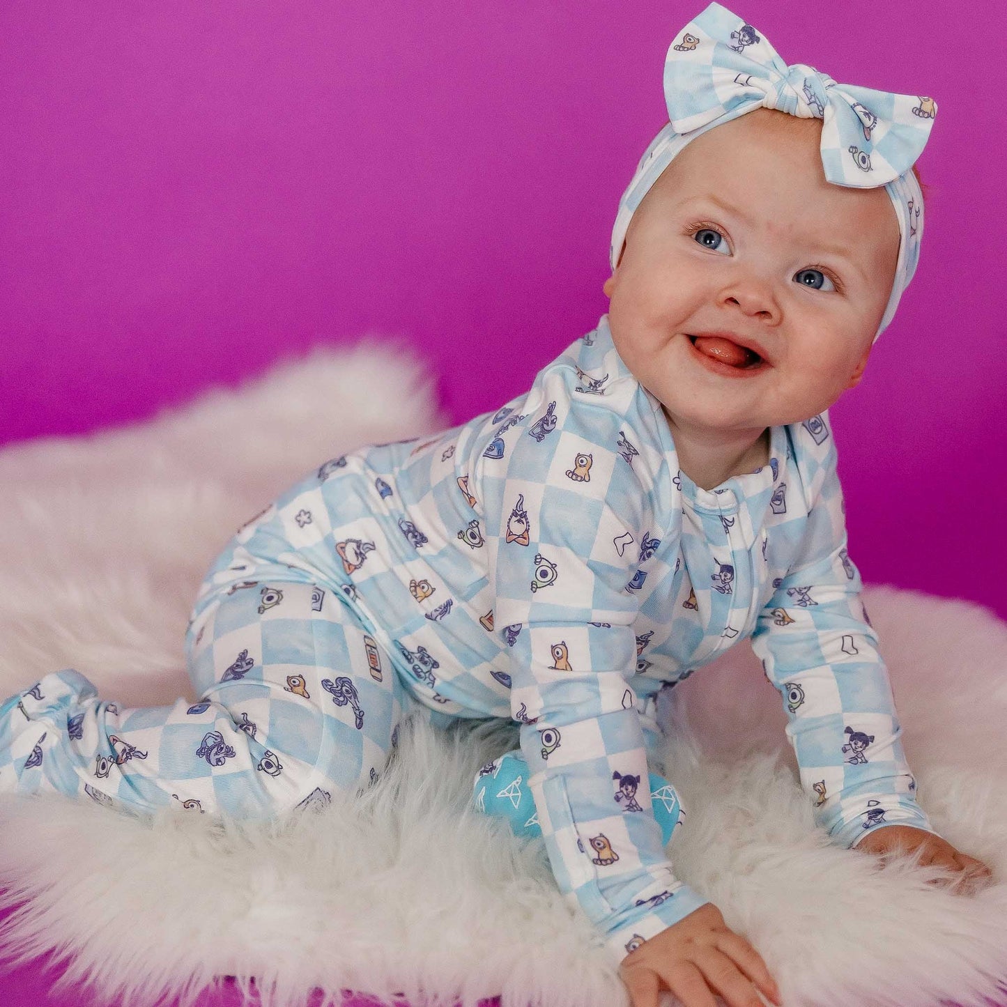 Zip-Up Footie Pajama - Monsters, Inc. Medley